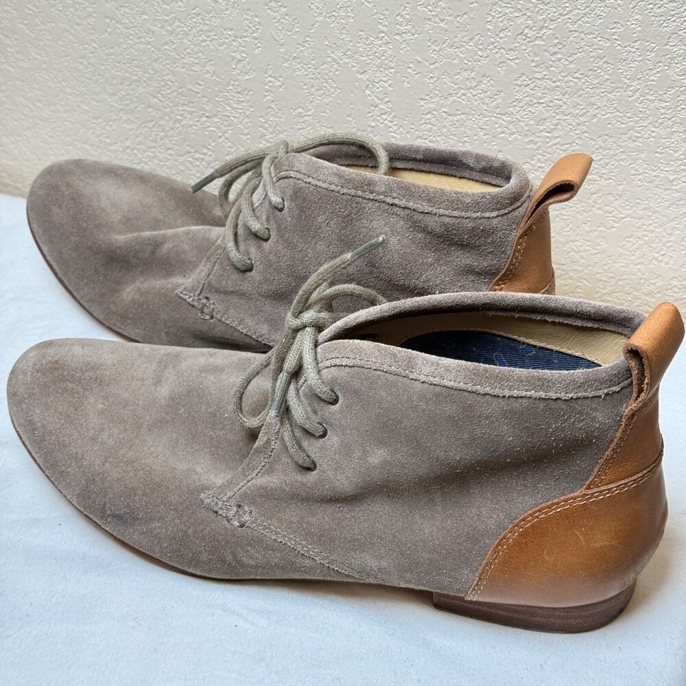 Sebago Women's  Hutton Chukka Boots Gray Suede Women's Size‎ 8